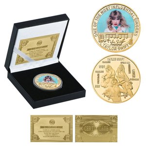 Moneda Conmemorativa Personalizada de Taylor Swift, 16 Diseños, Chapada en <span class=keywords><strong>Oro</strong></span> de 24k, para Coleccionar - Product Image 6