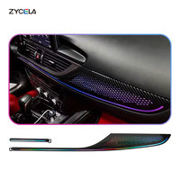 Kit d'éclairage d'ambiance LED ZYCELA amélioré pour voiture, symphonie OEM 12V 3-5W, Audi A6 S6 RS6 C7 2012-2018, conduite à gauche, 64 couleurs