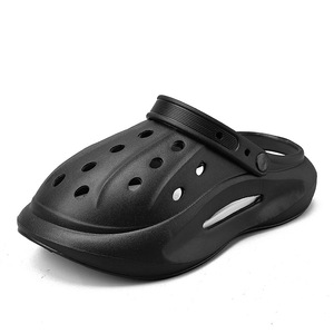 Sabots pour femmes et hommes, antidérapants, à semelle épaisse, chaussures de plage, pantoufles d'été, semelle souple de 4,0 cm, kaki, blanc, noir - Product Image 5