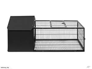 Aier 9015-1 Büyük Çevre Dostu İç/Dış Mekan Tavşan Kafesi Hayvan Desenli Tek Evcil Hayvan Demir Yapılı 25 lb Kapasiteli Kullanışlı - Product Image 5