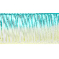 Vente en gros de franges en rayonne de soie colorées de 10 cm, 15 cm, 30 cm, longues, pour vêtements