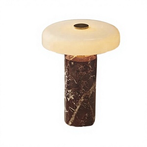 Lámpara de Mesa de Mármol de Lujo Creativa con Control Táctil, Lámpara de Mesa Inalámbrica Moderna Recargable de Piedra para Decoración del Hogar, para Bar, Cafetería - Product Image 6