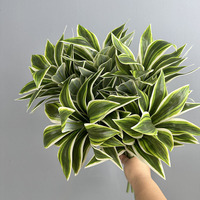 Plante Artificielle en Bambou Lily, Faite à la Main, Moderne, en Pot, pour Intérieur et Extérieur, Décoration Florale d'Entrée, Banane Rouge