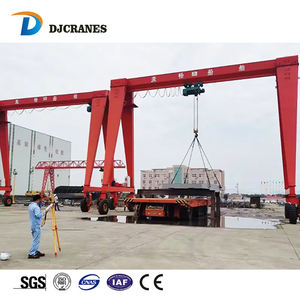 Grue portique simple et portable de 10 tonnes pour extérieur, type treillis, avec mécanisme de levage par treuil à vent, composants moteur essentiels Dejun, commande au sol et à distance - Product Image 4