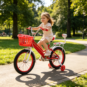 Vélo Enfant Monovitesse à Cadre Acier en Promotion, 12-20 Pouces, avec Roues d'Apprentissage, Garçons Filles, <span class=keywords><strong>Frein</strong></span> à Disque en Alliage d'Aluminium - Product Image 4