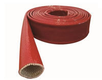Protector de Mangueras Hidráulicas Resistente al Calor, Temperatura Máxima 260°C, Aislamiento de Cables, Funda de Malla Trenzada de Fibra de Vidrio para Electricidad