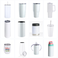 Offre Spéciale Tasse de voyage isolée en acier inoxydable 500ML Tumbler Sublimation réutilisable sous vide avec couvercle pour boissons chaudes et froides