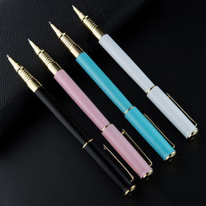 GemFully Papelería y útiles escolares Venta al por mayor Boligrafos De Gel Stifte Cute Gel Pen Color blanco Bolígrafo con logotipo - Product Image 1