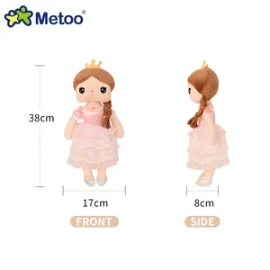 Boneca Metoo original nova princesa boneca de pelúcia brinquedos pretos bonecas de pelúcia bonito brinquedo infantil personalizado fabricante de pelúcia multi cores