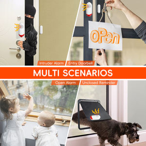 إنذار Tuya WiFi الذكي بباب الثلاجة ونافذة صفارة إنذار تطبيق تنبيه هاتف 0-120dB مجدول IOT - Product Image 6