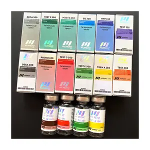 Vial label box 17 - DECA 300 PRIMO 100 TEST C 300 TEST E 300 TREN A 150 TEST 400mg steriods injection 10ml vials box