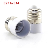 E27 à E14 à e12 GU10 B22, prise d'alimentation, Conversion d'ampoules LED, convertisseur de douille de Base, support ignifuge, adaptateur d'ampoule de qualité