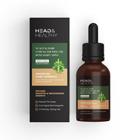 100% Elixirs naturels du cuir chevelu à base de plantes de marque privée: Huile de croissance des cheveux au romarin, anti-chute, vente en gros quotidienne