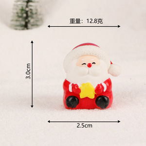 Decorazione Natalizia: Babbo Natale, Pupazzo di Neve, Paesaggio in Miniatura, Ornamento per Bonsai Fai-da-Te, Scena Innevata, Leone Marino - Product Image 5