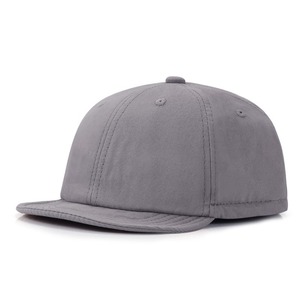 Gorra de béisbol unisex de seis paneles con cordón ajustable, lavable, visera plana, informal, para exteriores - Product Image 3