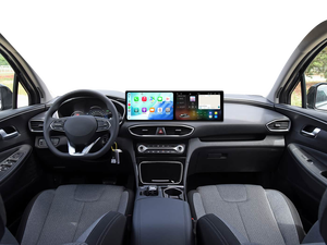 Écran interactif double 10,1 pouces Foforfor pour Hyundai Santa Fe 2019-2020 Android 15 <span class=keywords><strong>Carplay</strong></span> sans fil DSP GPS Autoradio Stéréo OEM - Product Image 2