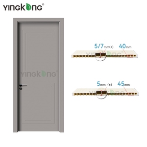 Yingkang <span class=keywords><strong>arabe</strong></span> <span class=keywords><strong>porte</strong></span> conception 100% étanche et insonorisé 35/40/45mm épaisseur PVC <span class=keywords><strong>porte</strong></span> profil WPC chambre <span class=keywords><strong>porte</strong></span> - Product Image 2