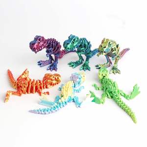 Juguetes de Dinosaurios de Plástico Impresos en 3D al por Mayor, Juguetes de Tiranosaurio Rex Personalizados OEM, Proveedores de Animales y Dinosaurios de Moda - Product Image 4