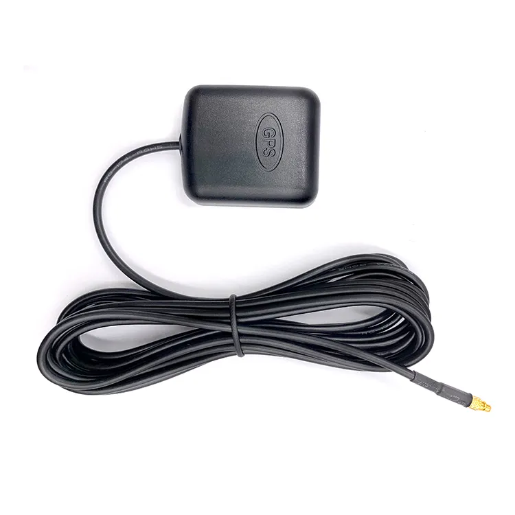 46mm x 38mm 1575mhz Navigation GPS antenne de positionnement de voiture 1m RG174 câble gps support d'antenne pliable en métal avec prise MCX