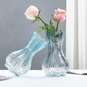 Jarrón de Vidrio Transparente <span class=keywords><strong>en</strong></span> Forma de Ajo, Estilo Nórdico, de Lujo, para Decoración del Hogar y Arreglos Florales - Product Image 3