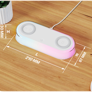 Tốt Nhất Bán 3-Trong-1 Không Dây Sạc Nhanh 15W Biểu Tượng Tùy Chỉnh RGB Đa Chức Năng iPhone 16 Đối Với Samsung Tương Thích Linh Hoạt Di Động - Product Image 4