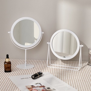 <span class=keywords><strong>Miroir</strong></span> cosmétique rotatif HD petite coiffeuse de bureau en métal pour dortoir étudiant <span class=keywords><strong>chambre</strong></span> - Product Image 2