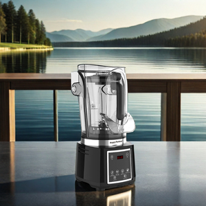 Blender et robot culinaire professionnel Happy Partner, robuste, avec couvercle insonorisant, faible niveau sonore, appareil de cuisine - Product Image 1