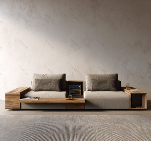 Connery Italian Minimalist Fabric <strong>Sofa</strong> Set Sherpa Material for Small Living Room Hotel <strong>Bed</strong> for - Product Image 2