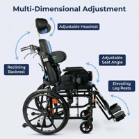 Fauteuil roulant manuel en aluminium pour personnes âgées, pneus pneumatiques, siège rembourré pour intérieur et extérieur, idéal pour les soignants - Ventes Flash