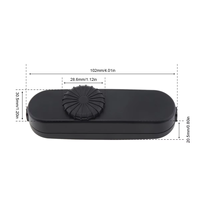 Interruptor regulador de intensidad LED de 110V/220V CA, interruptor giratorio de rango completo, interruptor de línea para lámparas de mesa y lámparas colgantes DIY