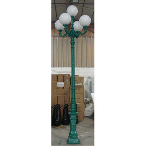Luminaire de jardin en alliage d'aluminium IP54, éclairage extérieur LED pour jardin, abat-jour en verre A19 non amovible, alimentation AC - Product Image 1