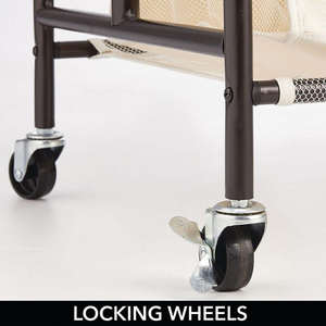 Panier à linge en tissu avec roulettes pour salle de bain, support à vêtements, panier de rangement – Offre Spéciale - Product Image 4