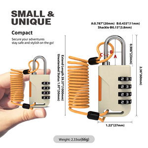 2026 पेटेंट रंग मिलान 4 अंकों का पासवर्ड पैडलॉक, जस्ता मिश्र धातु जिम पासवर्ड लॉक, क्रॉस-बॉर्डर विशेष सुरक्षित लॉक - Product Image 4