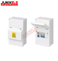4/6/8/10/12 voies double RCD Boards Consumer Unit Electric Power Metal Distribution Box