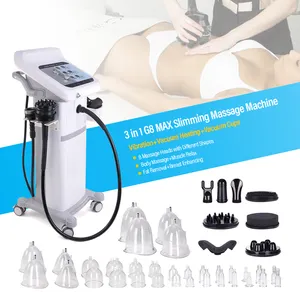 Vertical 3in1 Max turbo 8G Vacuum heating body slimming G8 vibration massager machine G 8 with vacuum cup