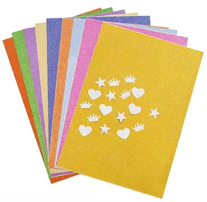 קשת פרחים מתכתית באיכות גבוהה רקמת נייר נצנצים ארוך עבור נייר יד לילדים