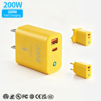 Chargeur USB C multi-ports 20W avec adaptateur de charge rapide QC3.0 PD pour ordinateur portable, appareil photo et appareils mobiles