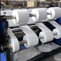 비 길쌈된 용해 불어진 직물 Slitter 부직포 Slitter Rewinder 기계 째는 알루미늄 목록 절단 테이프 다시 감기 기계