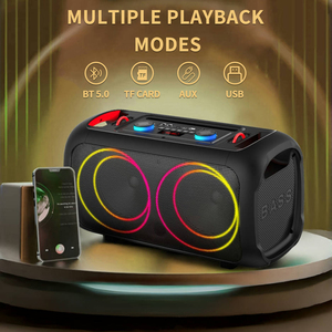 Zb65a ngoài trời chuyên nghiệp cho Bluetooth Karaoke loa 20W mạnh mẽ Woofer 40W đầu ra RGB Led điều khiển từ xa chức năng - Product Image 3