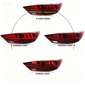 ชุดไฟท้าย Lexus ES ปี 2006-2012 รุ่น 350 แบบดัดแปลง LED ไฟเลี้ยวแบบ Streamer - Product Image 2