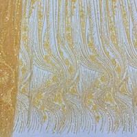 Tissu en dentelle blanc 100 % polyester, écologique, respirant, à motif floral, brodé de perles, pour robe de mariée, de soirée ou pour la confection de sacs