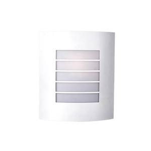 Lampada da parete bianca con design moderno, resistente alle intemperie, ideale per l'illuminazione esterna e la decorazione degli spazi - Product Image 1