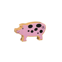 Ensemble de jouets en bois représentant des animaux de la ferme, figurines de personnages d'animaux de la ferme, jouets d'empilage pour tout-petits, jouets éducatifs d'empilage d'animaux pour la maternelle