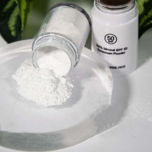 Protector Solar en Polvo <span class=keywords><strong>Mineral</strong></span> Personalizado con Protección UV de Amplio Espectro, Resistente al Agua, de Marca Privada, con Brocha, Zinc, FPS <span class=keywords><strong>50</strong></span> - Product Image 5