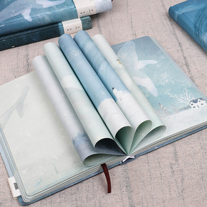LABON-Cuaderno Kawaii de <span class=keywords><strong>ballena</strong></span>, diario de tapa dura, páginas de Color, Agenda, planificador, regalo de papelería de Corea - Product Image 5