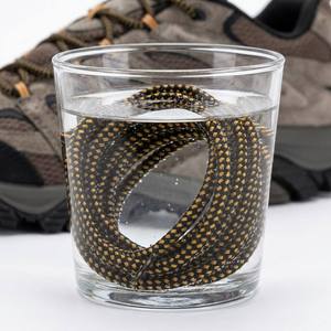 Cordones de repuesto redondos de poliéster bicolor duraderos OEM al por mayor para botas <span class=keywords><strong>Merrell</strong></span> Moab y calzado de exterior - Product Image 5