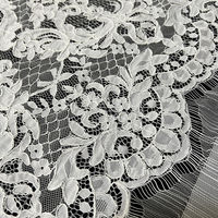 Dentelle Chantilly faite à la main au crochet, dentelle française pour mariage, dentelle cordonnée
