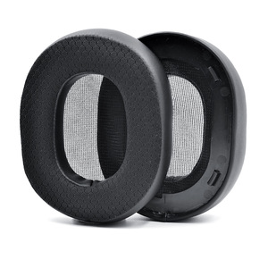 Coussinets d'oreille de remplacement pour Poly Plantronics RIG 500 PRO, tissu en maille, éponge haute densité, isolation phonique - Product Image 1