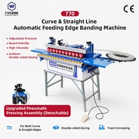 Machine à chantourner automatique WANJIA 770 avec alimentation automatique, pression contrôlable, moteur en cuivre pur pour usine de meubles sur mesure, vente en gros