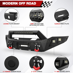 Ulon Sản phẩm mới nhà máy giá phù hợp với f-ord F150 2018 2019 2020 phía trước và phía sau Bumper offroad phụ kiện Pickup Truck Bumper - Product Image 2